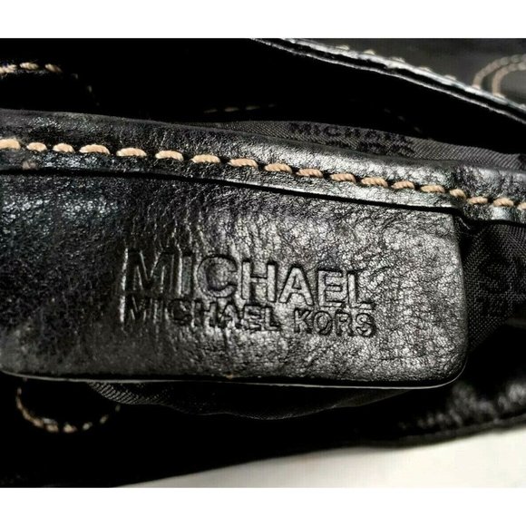 Michael Michael Kors Large Black Leather Shoulder Bag - Picture 12 of 12